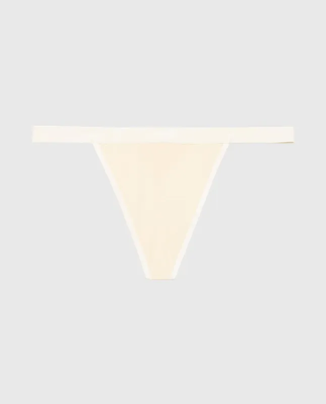 G-String Panty in Pearled Ivory sold by La SENZA