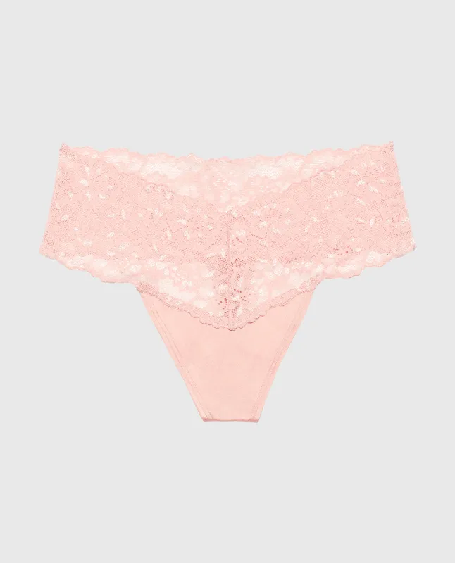 Diva Thong Panty in Royal Pink sold by La SENZA