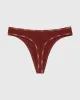 Thong Panty in Root Beer sold by La SENZA