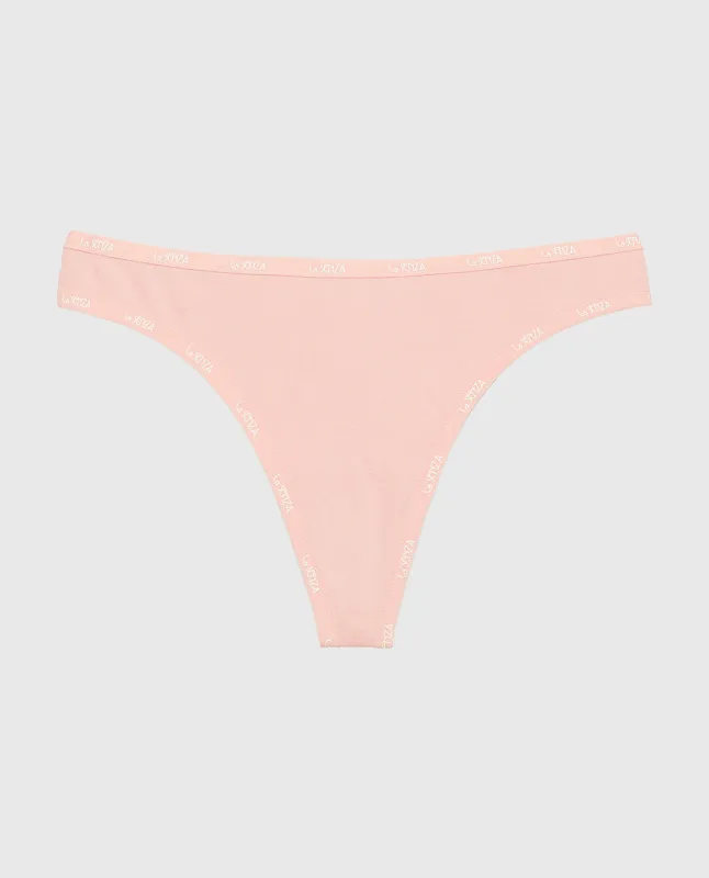 Thong Panty in Royal Pink sold by La SENZA