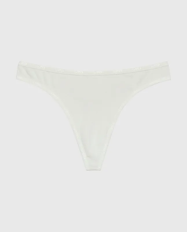 Thong Panty in Dawn Blue sold by La SENZA