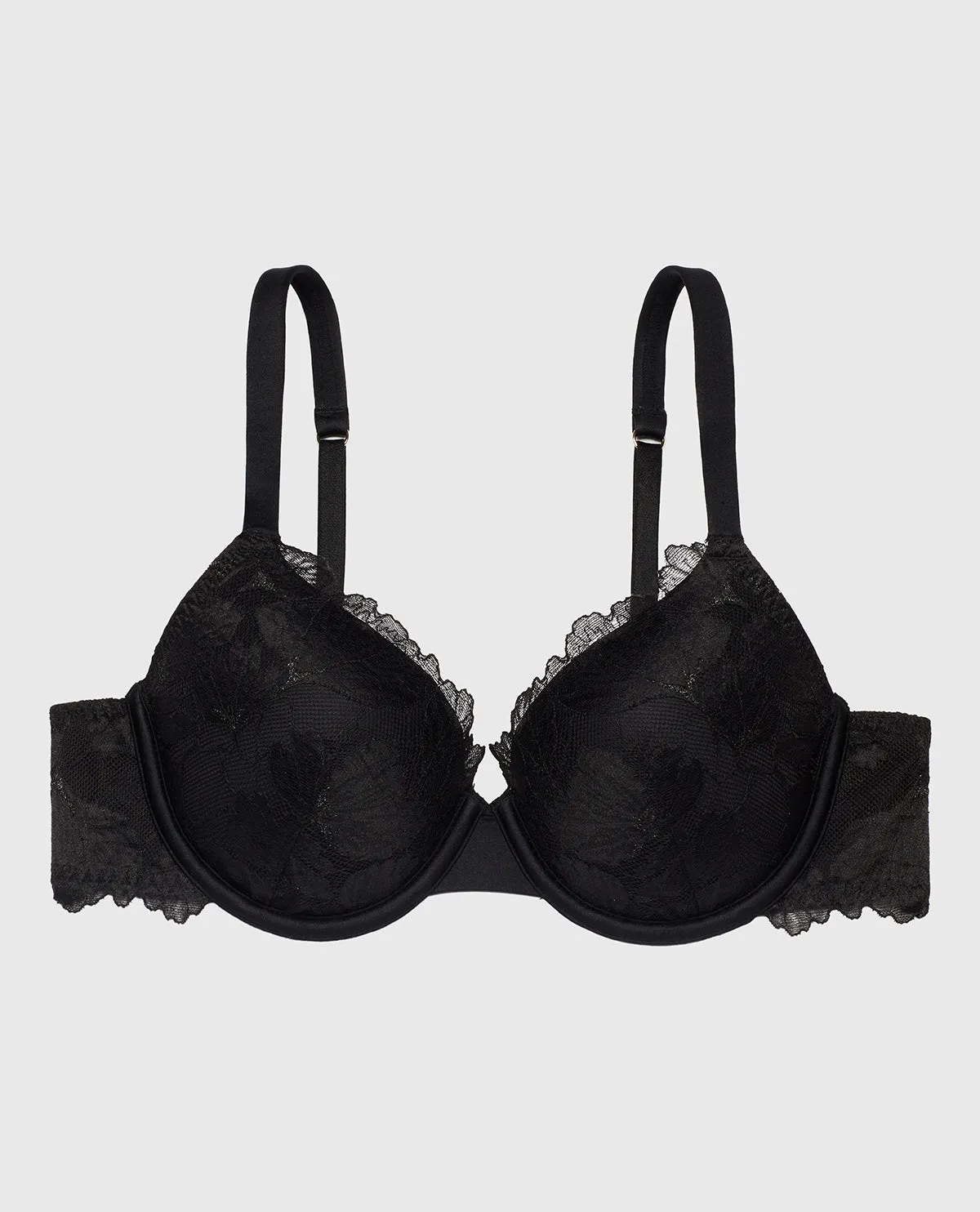 Perfect Coverage Bra in Tuxedo Black sold by La SENZA