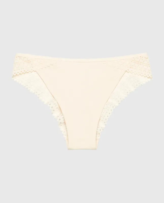 Cheekini Panty in Pearled Ivory sold by La SENZA