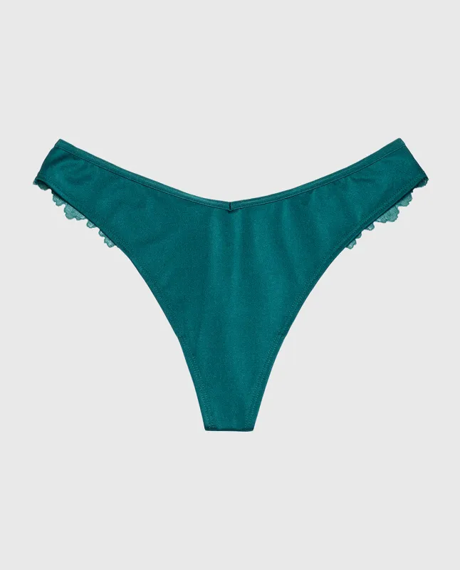 Diva Thong Panty in Mediterranea sold by La SENZA