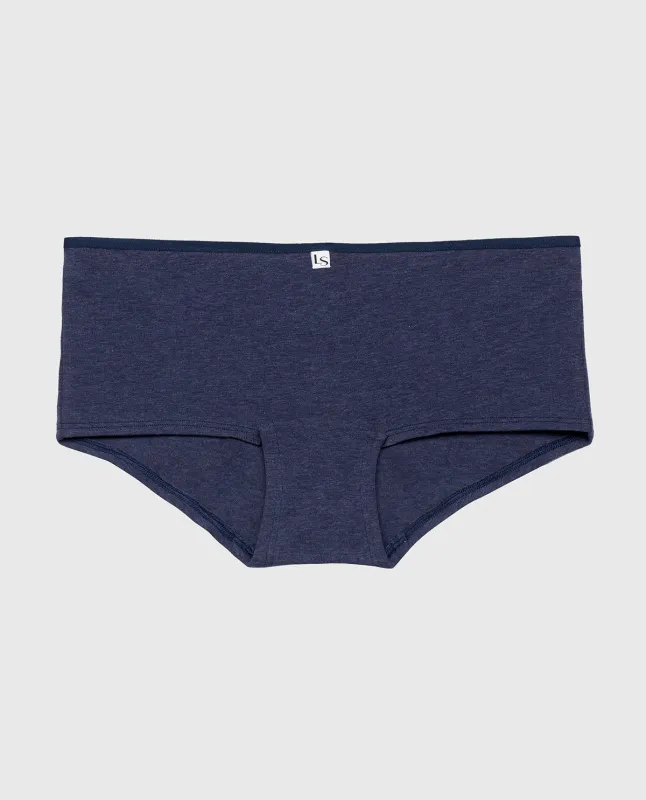 Boyshort Panty in Dark Navy Heather sold by La SENZA