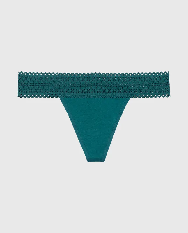 Thong Panty in Mediterranea sold by La SENZA