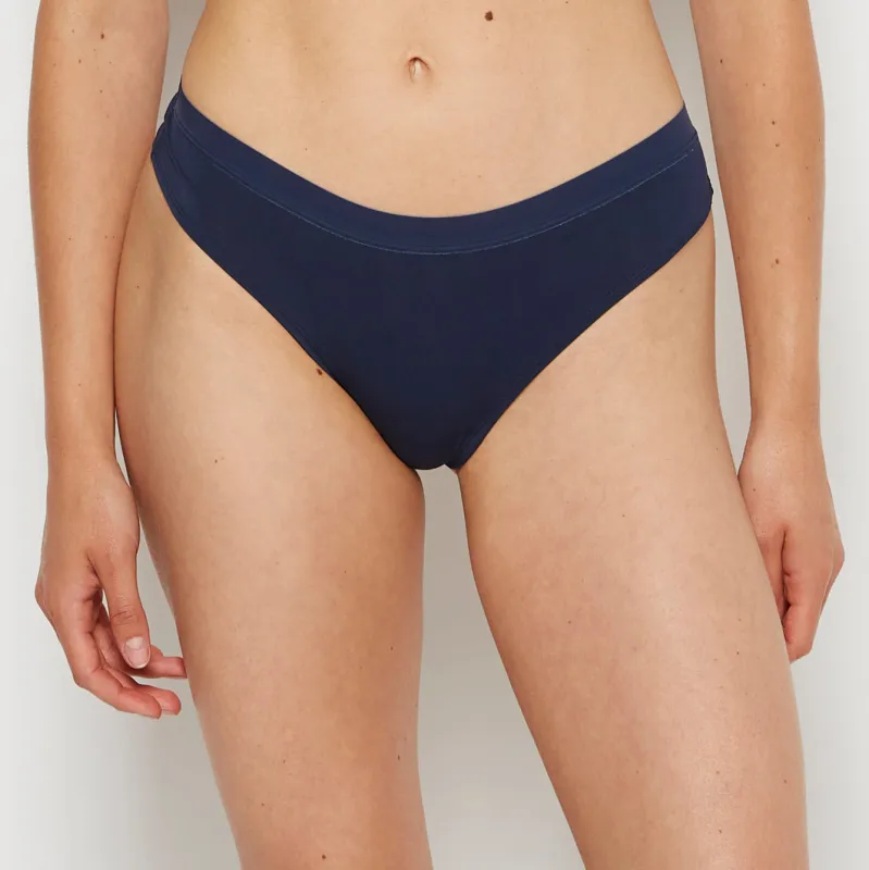 Thong Panty in Dark Navy sold by La SENZA