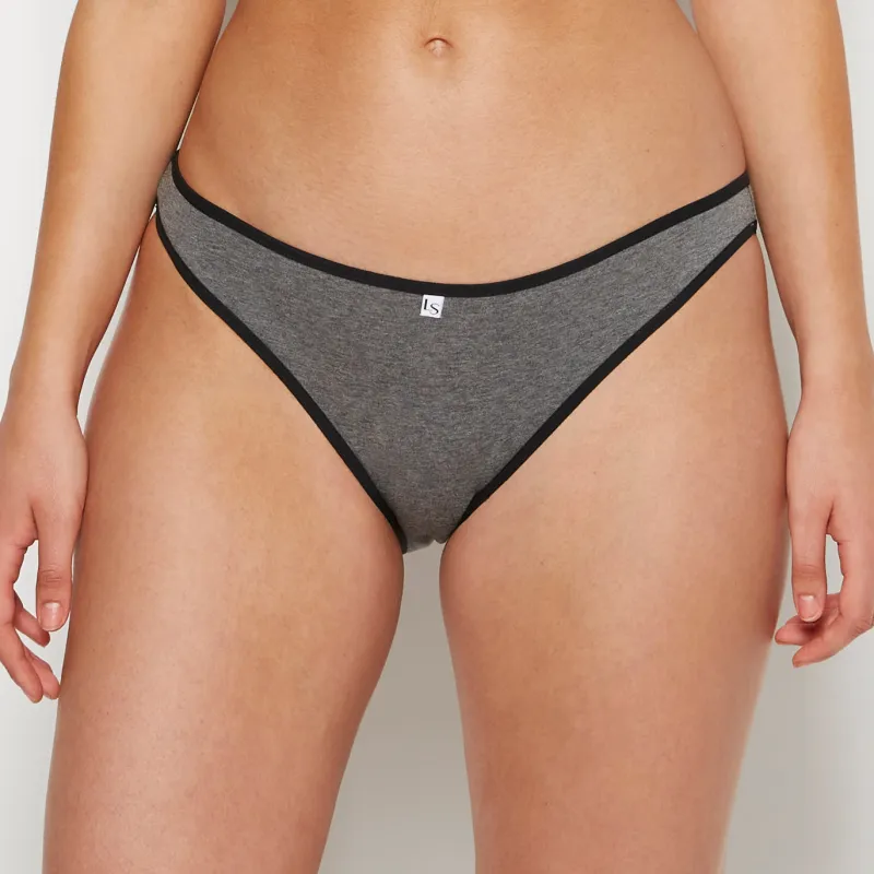 Bikini Panty in Tuxedo Heather sold by La SENZA