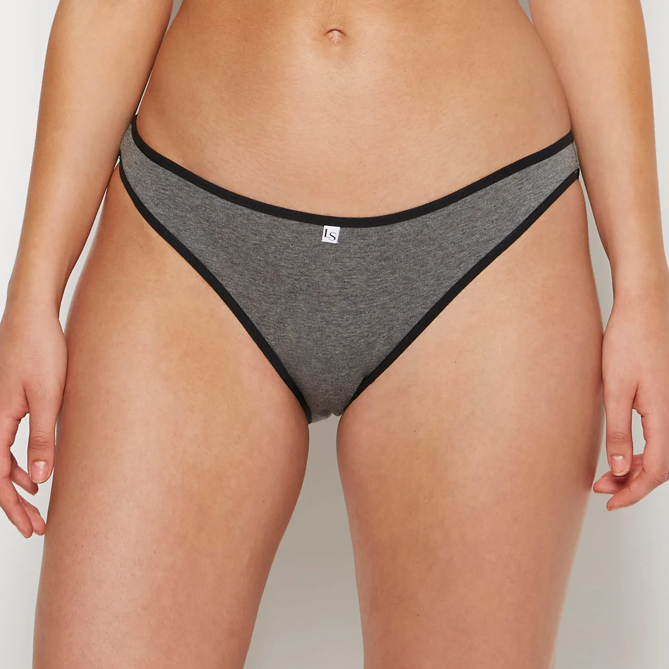 Bikini Panty in Tuxedo Heather sold by La SENZA