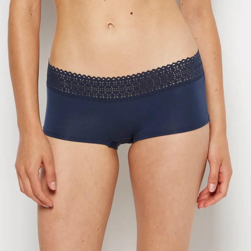 Boyshort Panty in Dark Navy sold by La SENZA