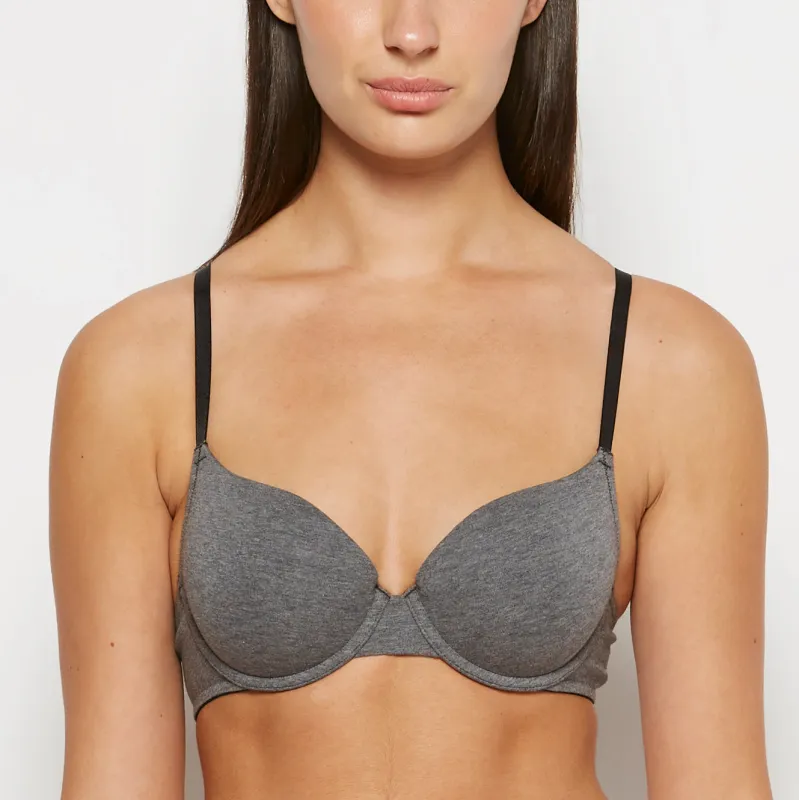 Demi Bra in Tuxedo Heather sold by La SENZA