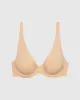 Unlined Microfiber Bra in Rosetan sold by La SENZA