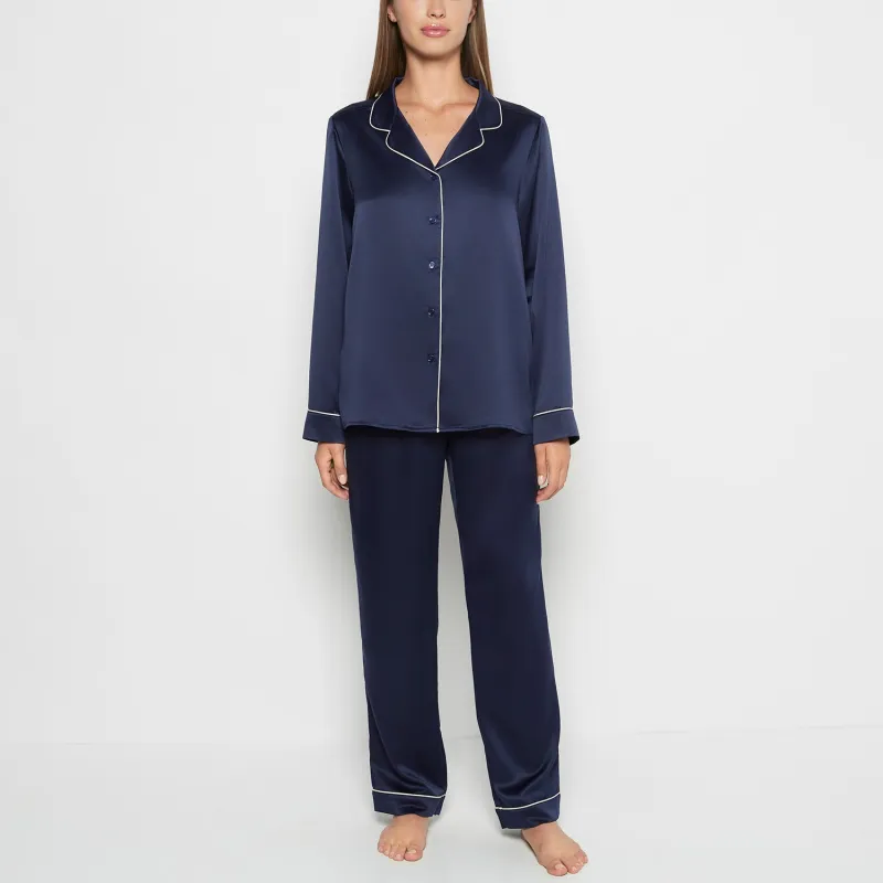 Satin Sleep Top in Dress Blues sold by La SENZA