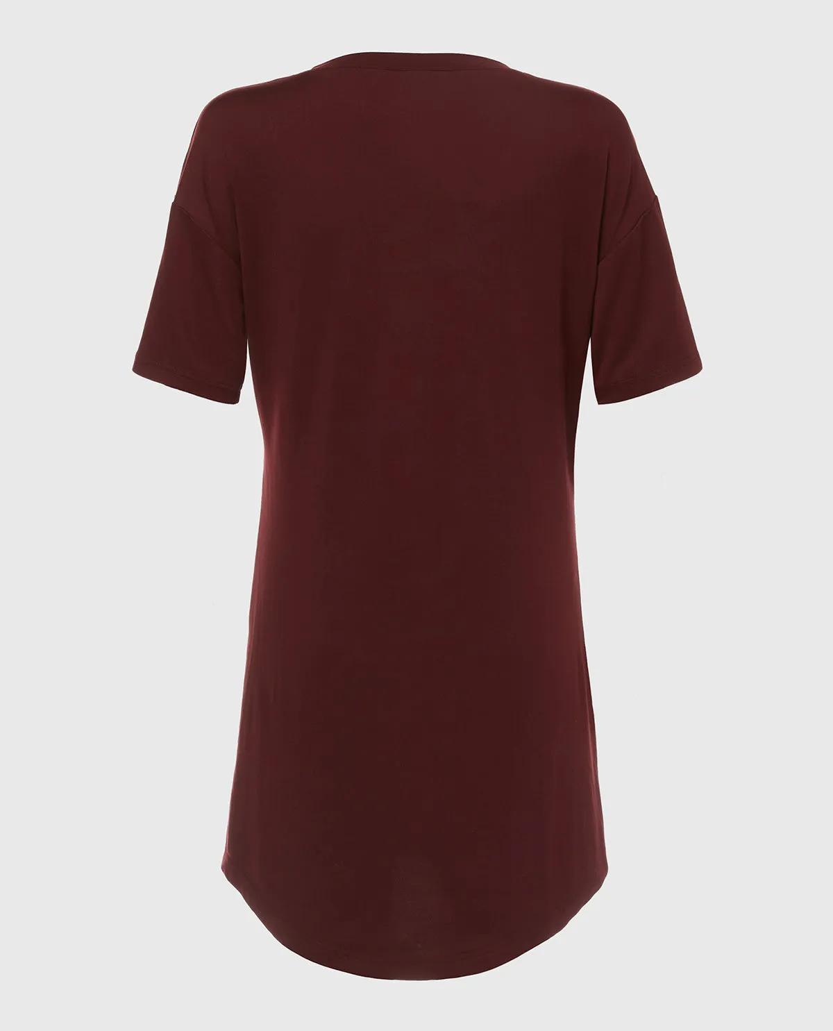 Brushed Jersey Sleep Shirt in Russian Ruby sold by La SENZA product image thumbnail 5