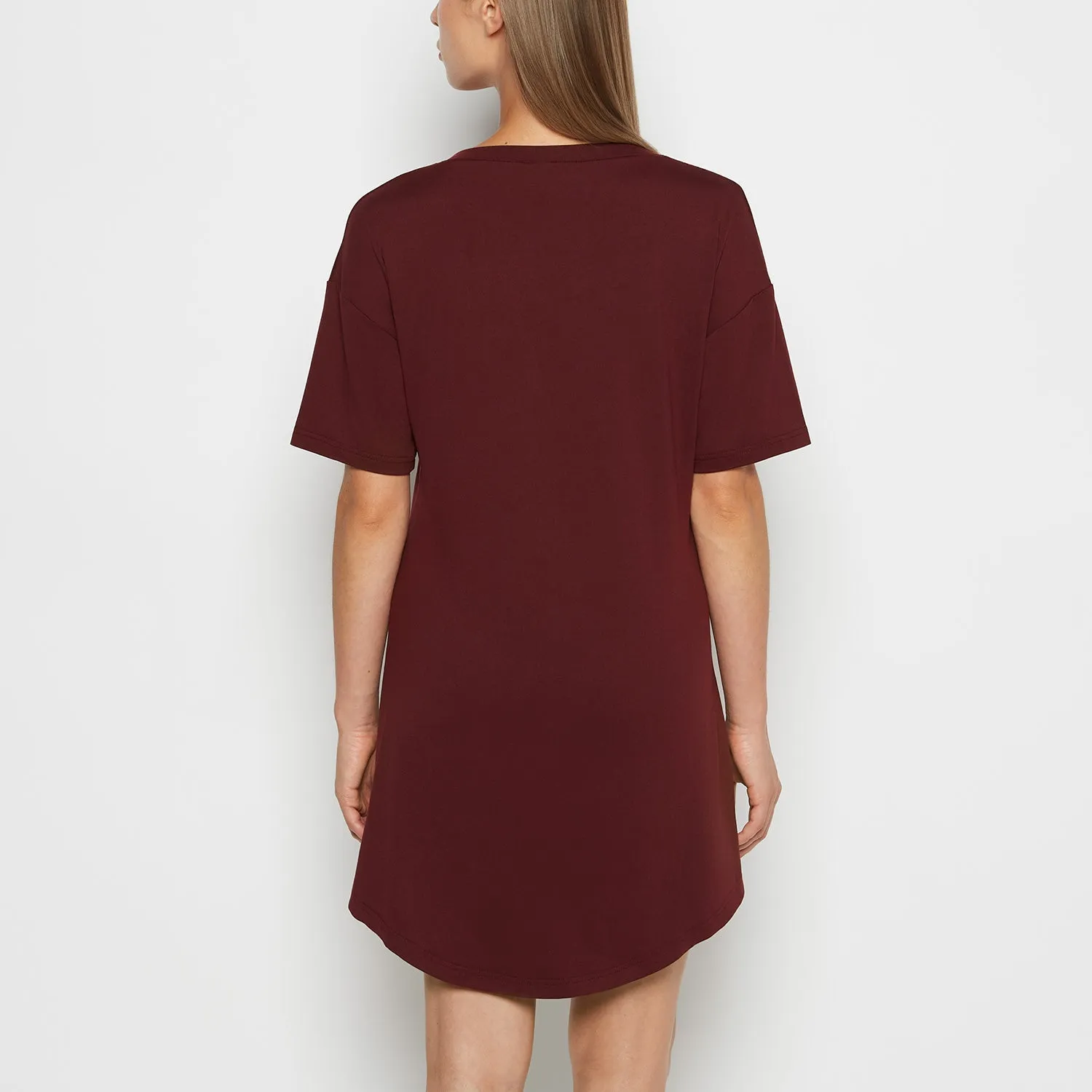 Brushed Jersey Sleep Shirt in Russian Ruby sold by La SENZA product image thumbnail 3