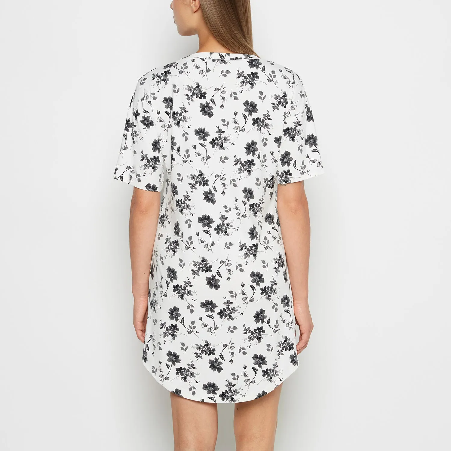 Brushed Jersey Sleep Shirt in Medium Goddess Floral sold by La SENZA product image thumbnail 3