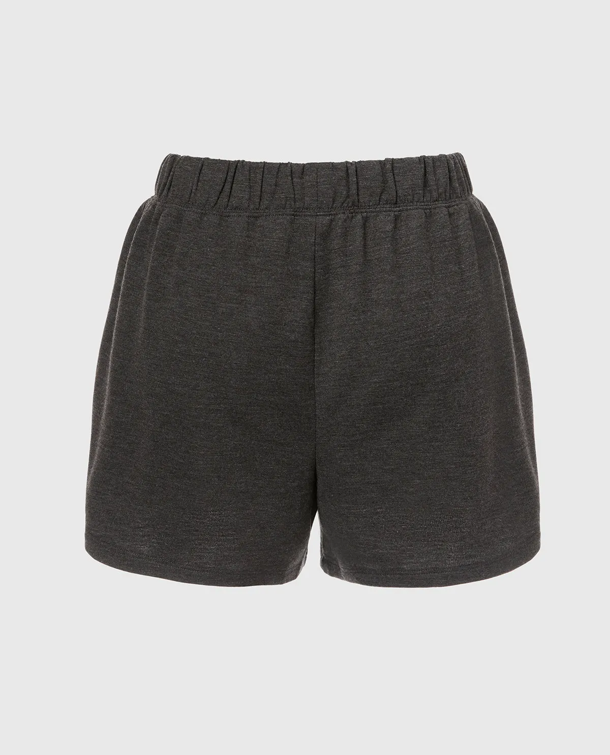 French Terry Sleep Short in Charcoal Heather sold by La SENZA product image thumbnail 4