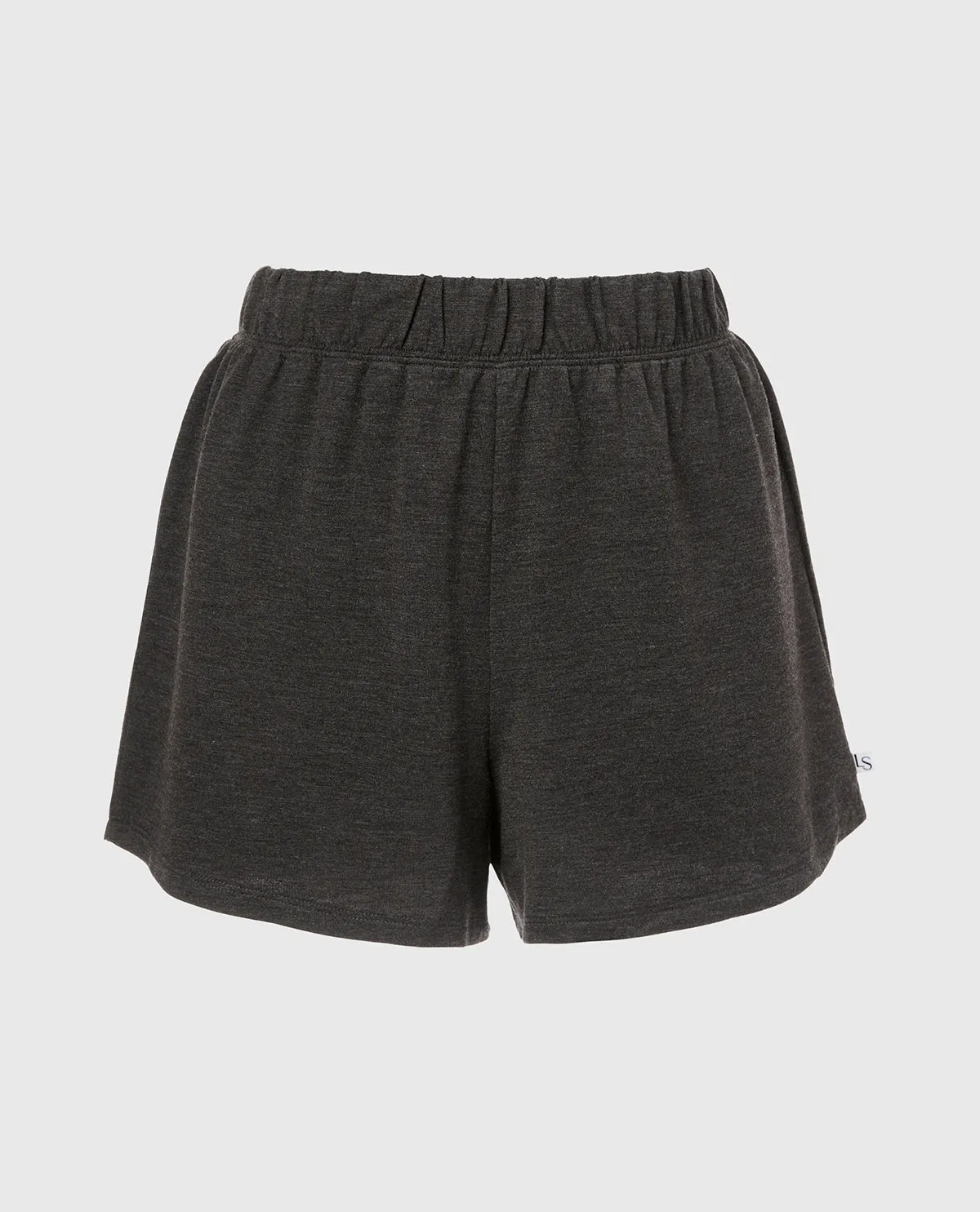 French Terry Sleep Short in Charcoal Heather sold by La SENZA product image thumbnail 3