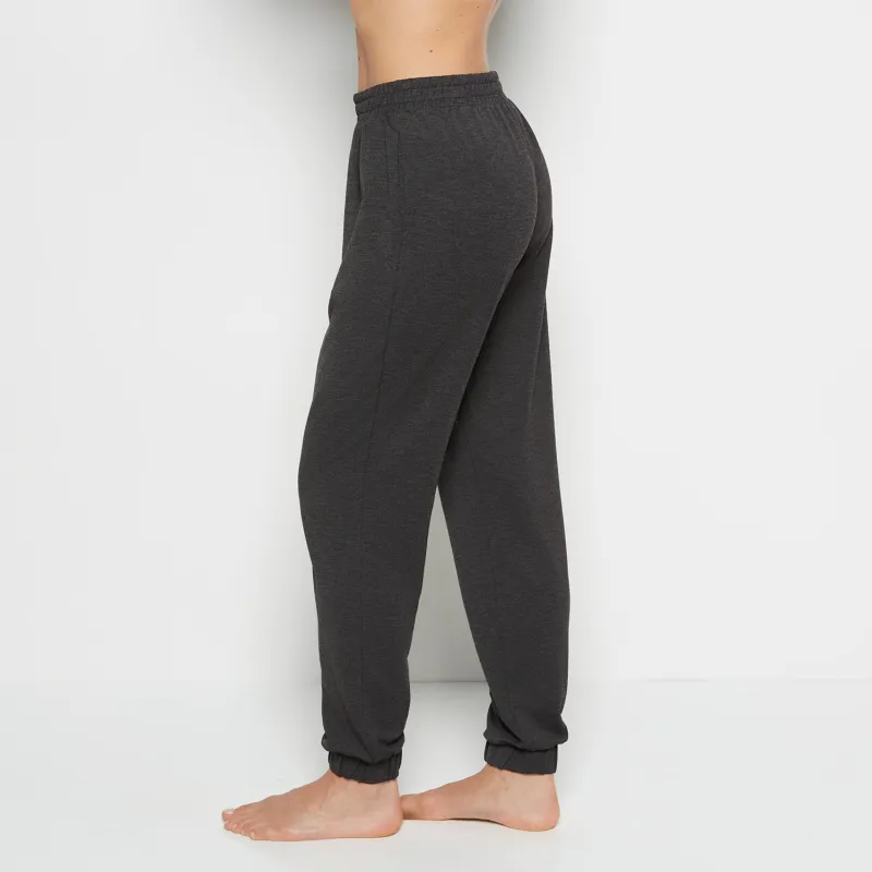 French Terry Sleep Pant in Charcoal Heather sold by La SENZA