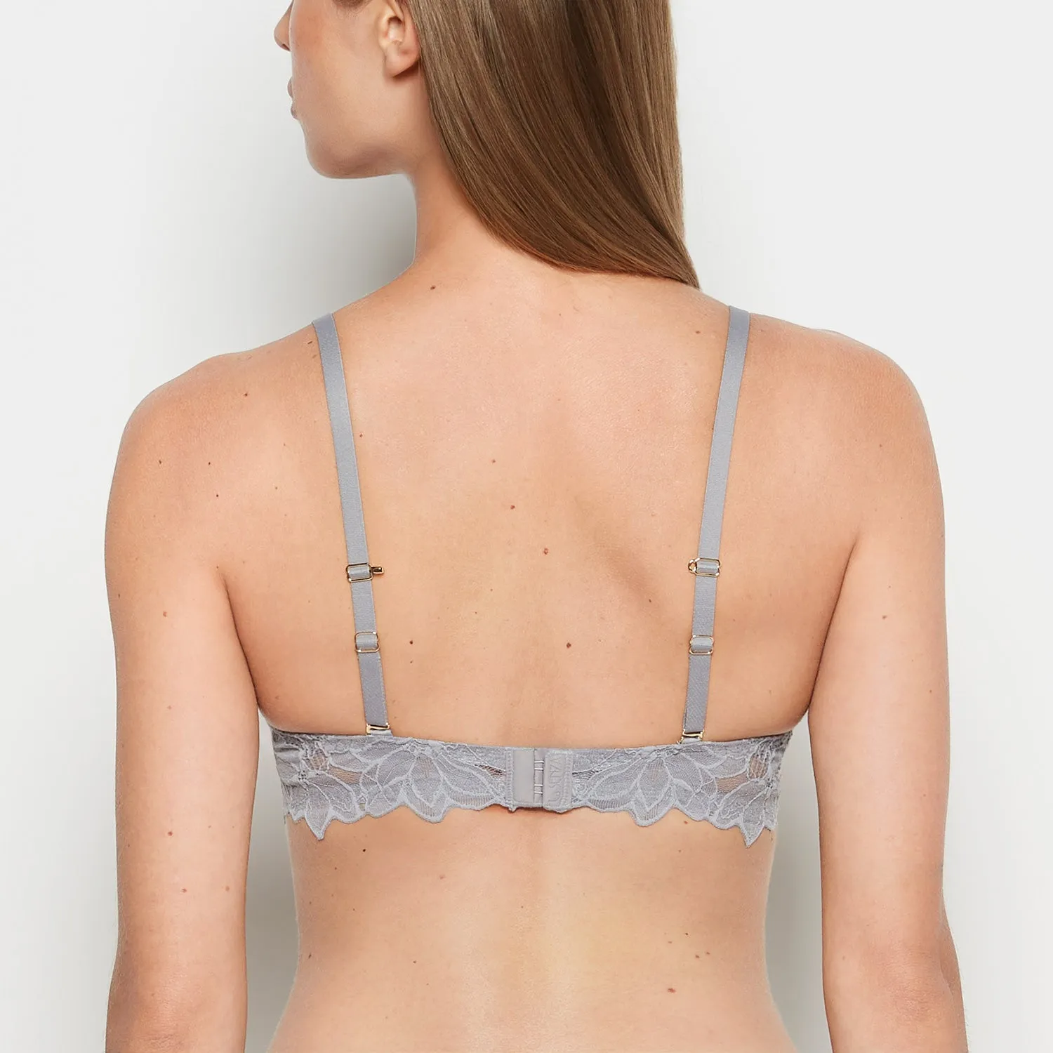 Micro cup push up bra with Reverie Lace Wing in Skyrocket sold by La SENZA product image thumbnail 2
