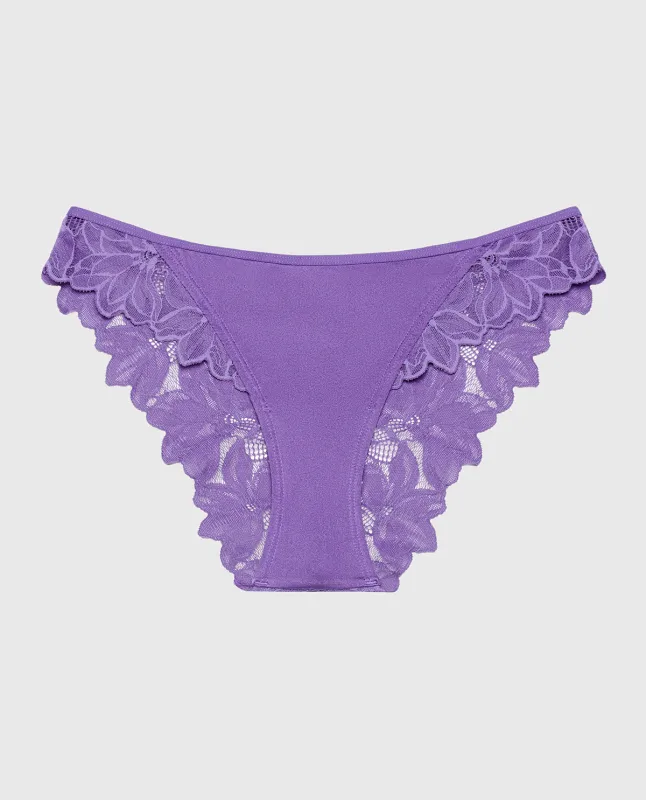Diva Mini Cheeky Panty in Purple Opulence sold by La SENZA