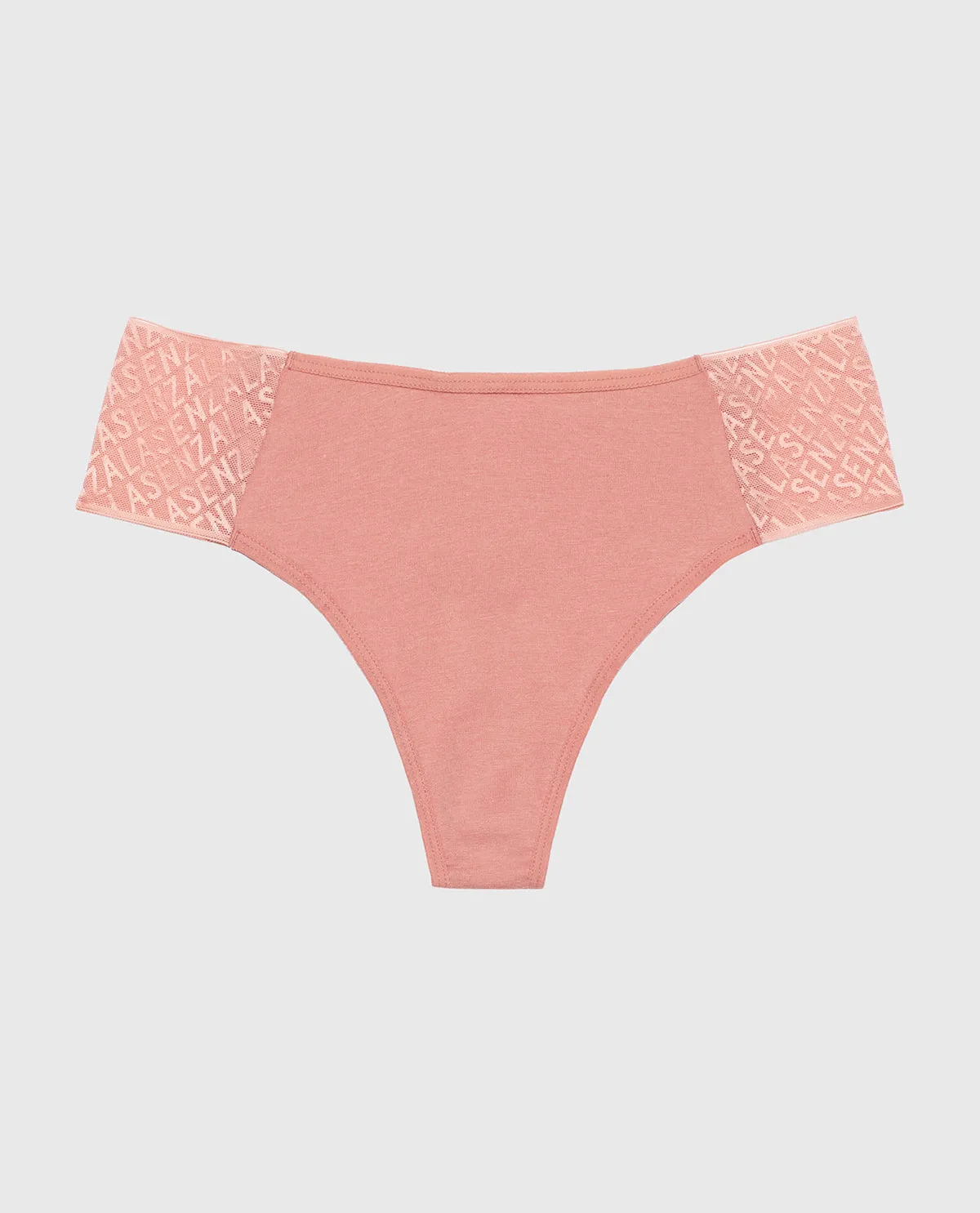 Cheeky Thong Panty with Logo in Old Rose sold by La SENZA product image thumbnail 4