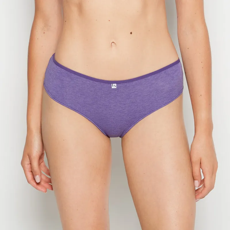 Hipster Panty in Purple Opulence Heather sold by La SENZA