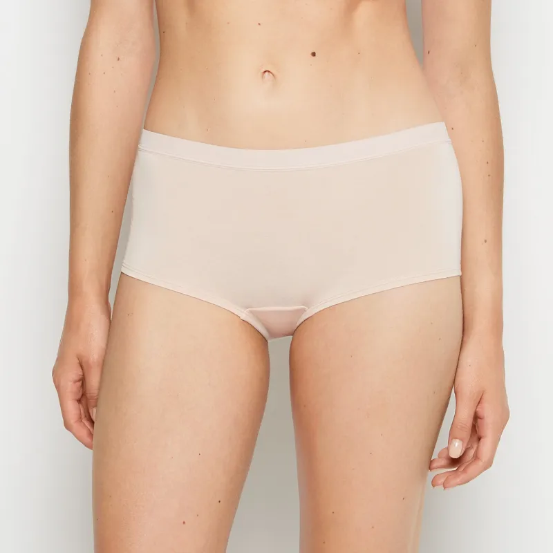 Boyshort Panty With Vanishing Trim in Cameo Rose sold by La SENZA