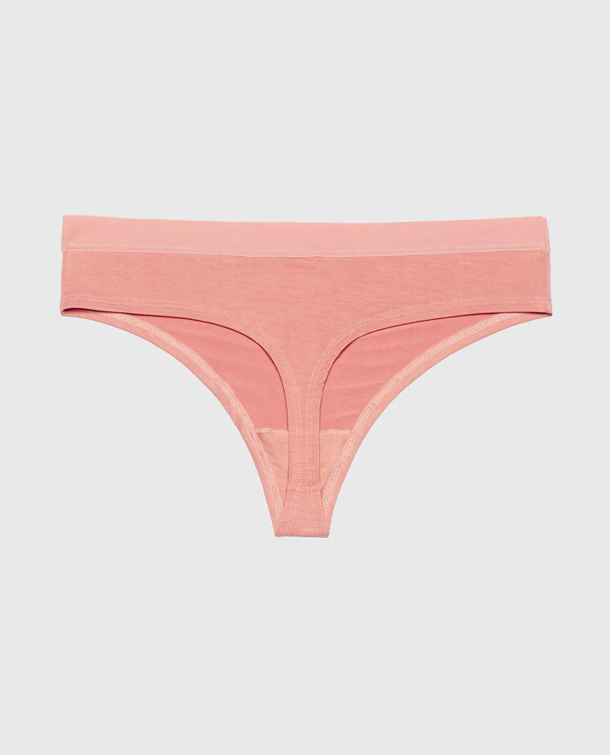 Thong Panty With Vanishing Trim in Old Rose sold by La SENZA product image thumbnail 5