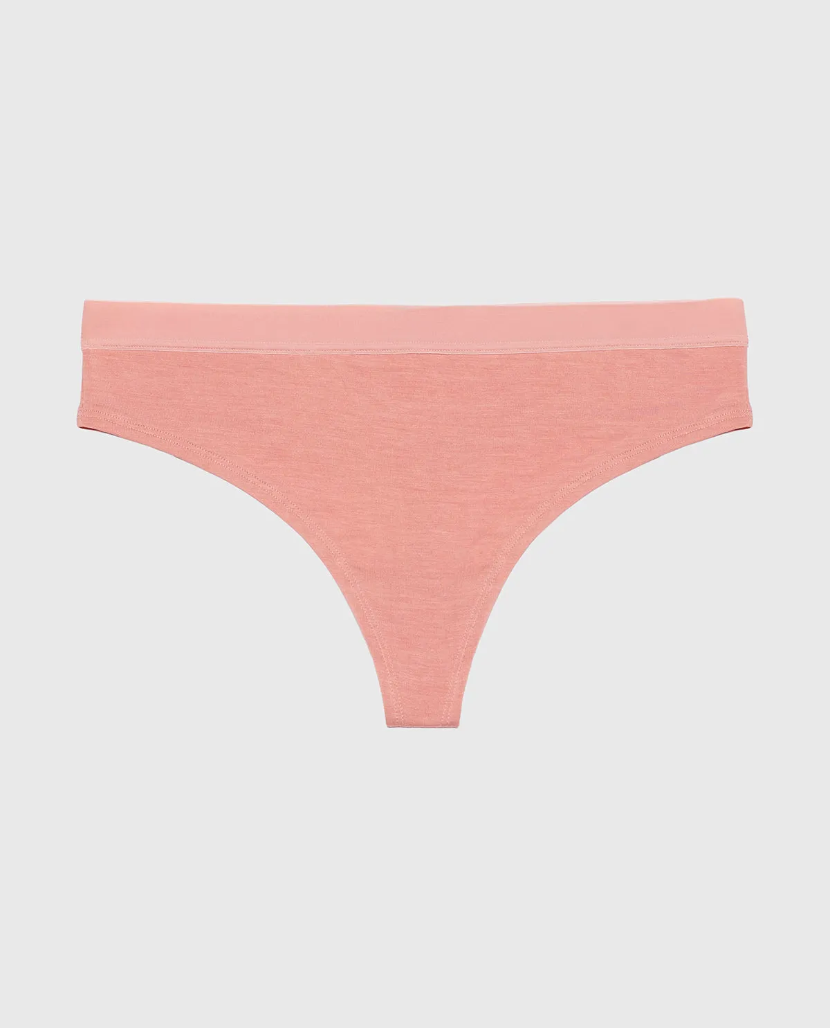Thong Panty With Vanishing Trim in Old Rose sold by La SENZA product image thumbnail 4
