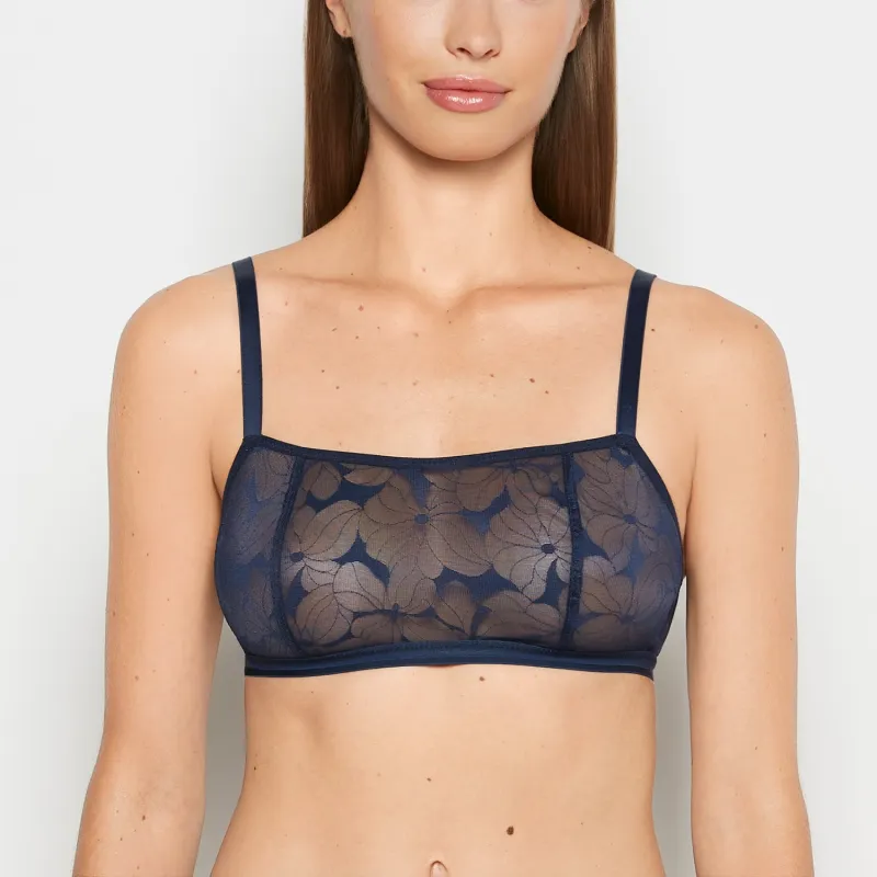 Lined Wireless Bralette in Navy sold by La SENZA