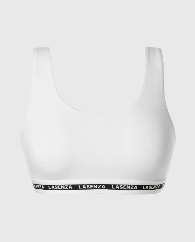 Scoop Bralette in Powdered Sugar sold by La SENZA