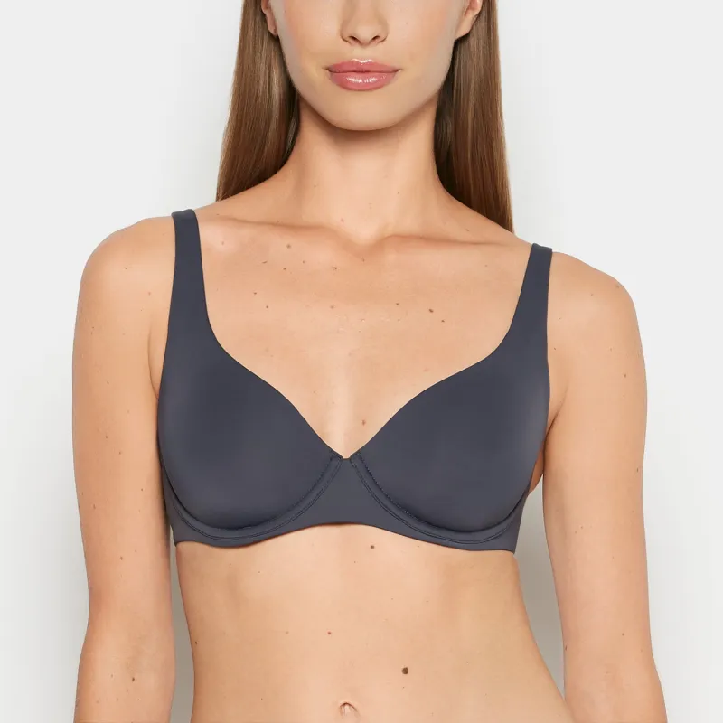 Unlined smooth perfect coverage bra in Ebony sold by La SENZA
