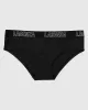 Hipster Panty With Logo in Tuxedo Black sold by La SENZA