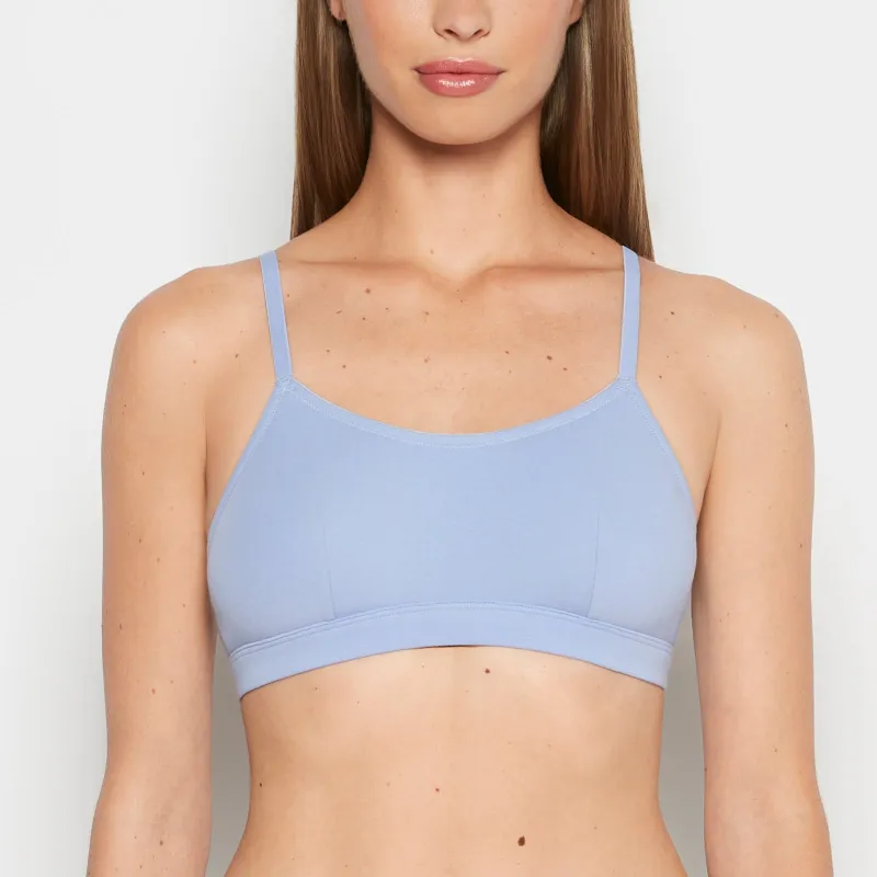 Cotton Scoop Bralette in Periwinkle Dream sold by La SENZA