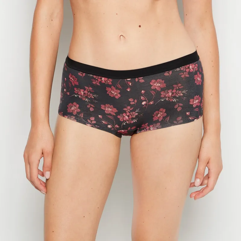 Boyshort Panty With Vanishing Trim in Goddess Floral sold by La SENZA