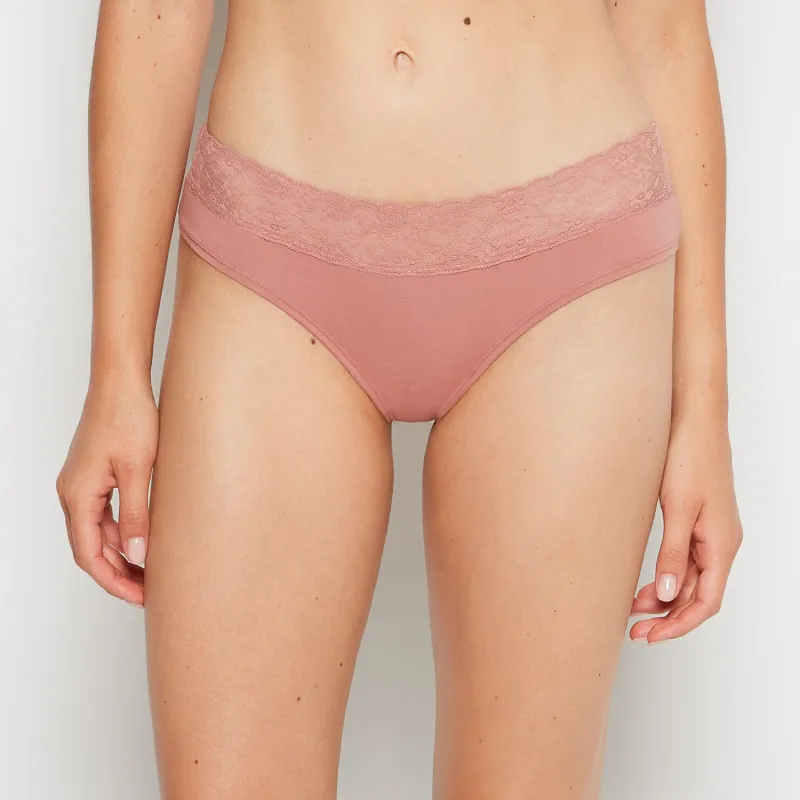 Hipster Panty in Old Rose sold by La SENZA
