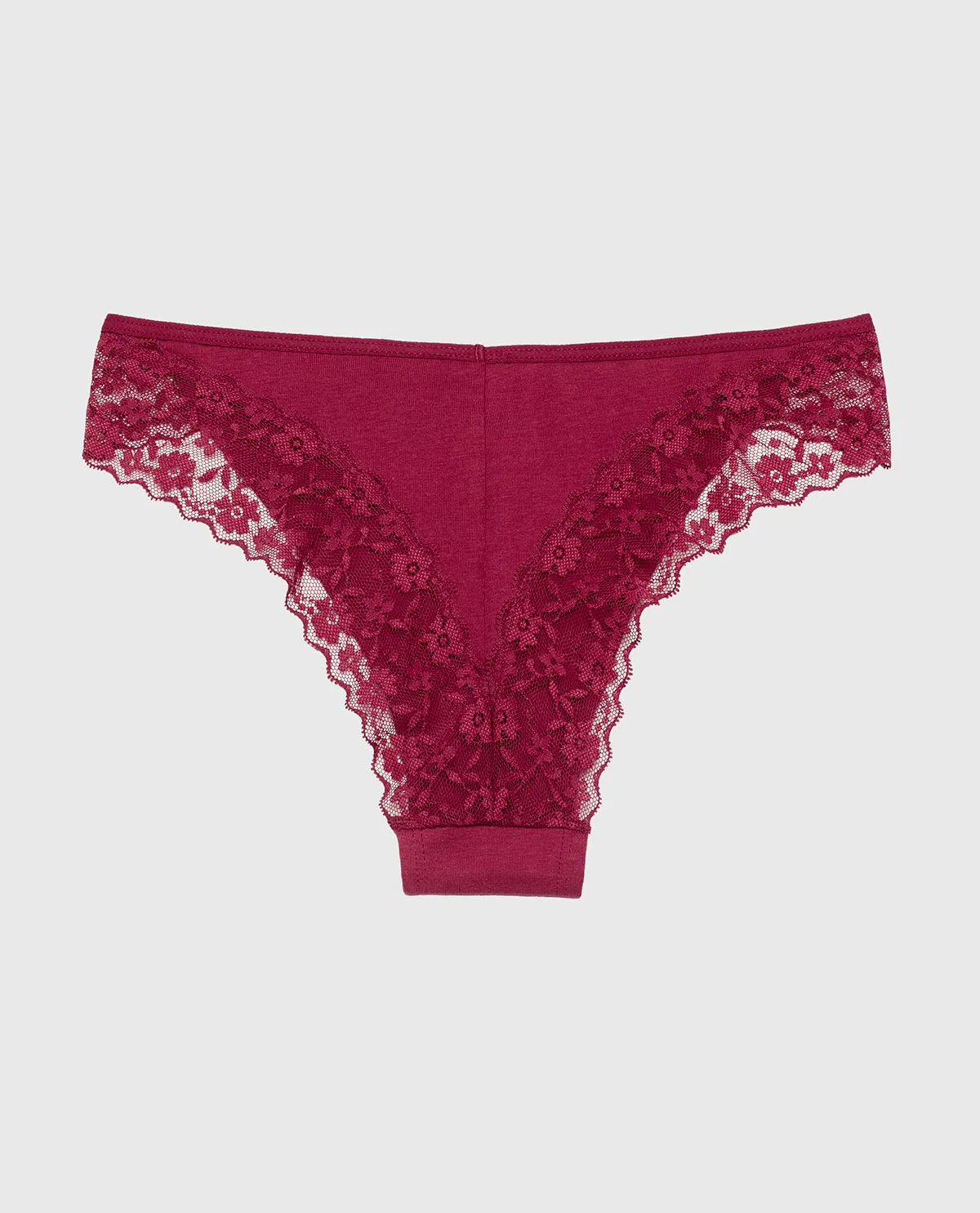 Cheeky Panty With Lace Trim in Beaujolais sold by La SENZA product image thumbnail 2
