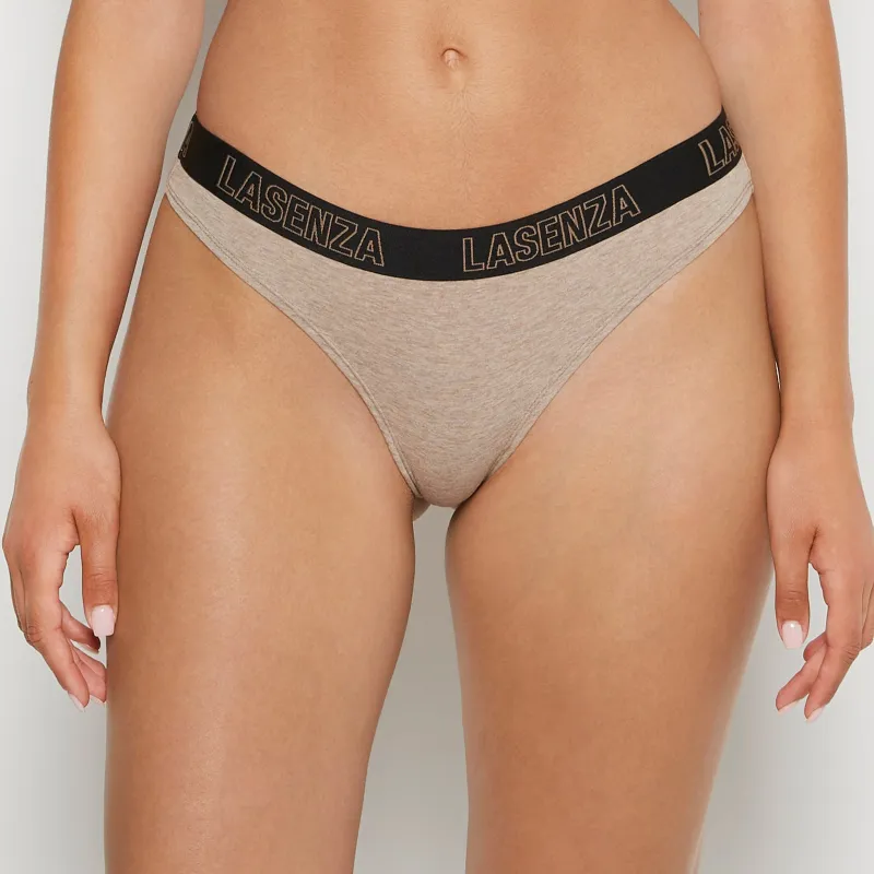 Thong Panty in Leafless Tree Heather sold by La SENZA