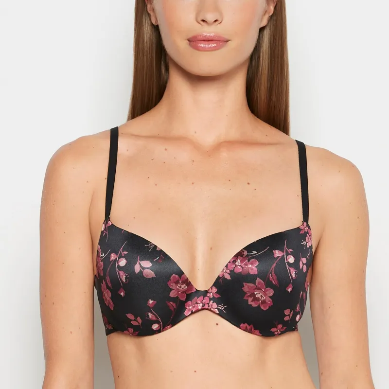 Push Up Plunge Bra with Wide Wings in Goddess Floral sold by La SENZA