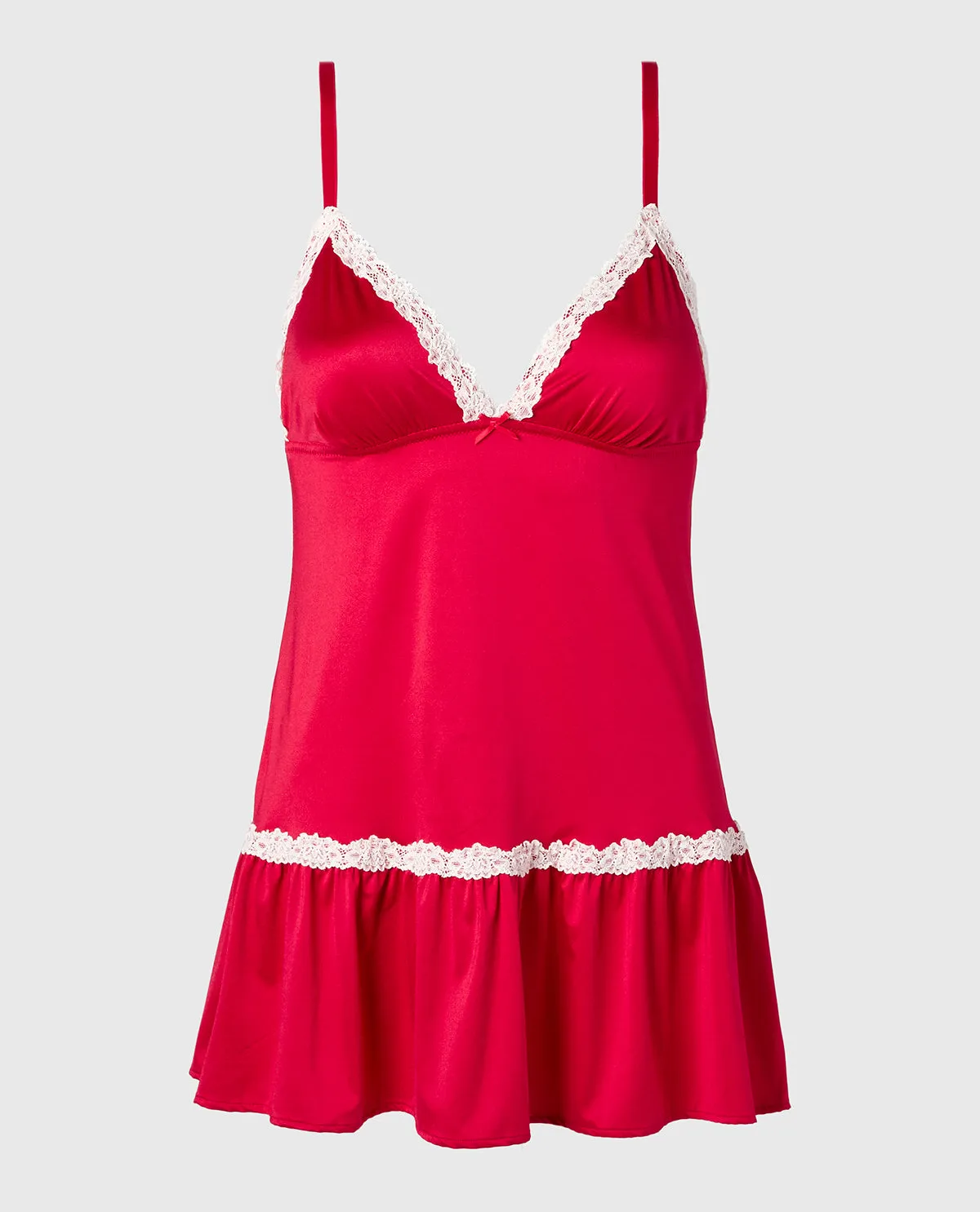 Wicked Lace Micro Dress in Crimson sold by La SENZA product image thumbnail 4