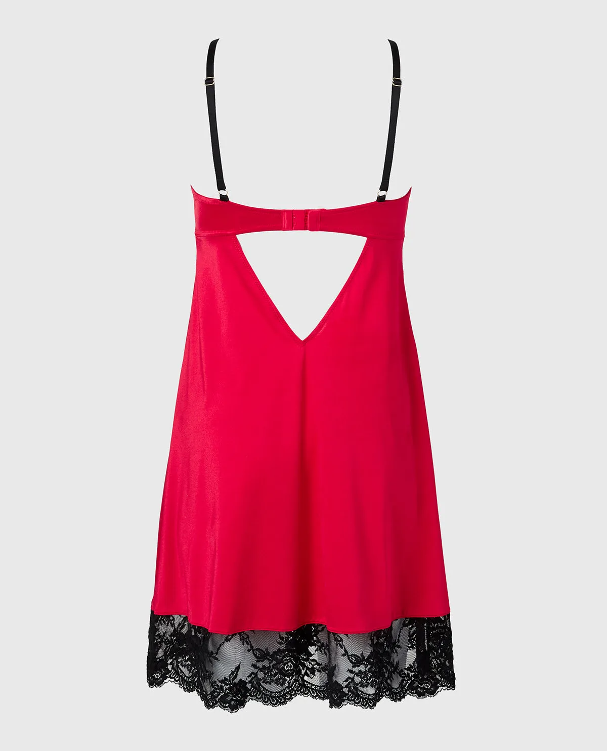 Satin Opulent Lace Slip in Crimson sold by La SENZA product image thumbnail 5