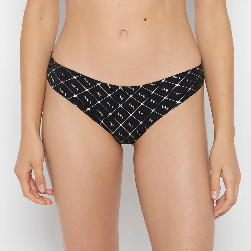 No Show Thong Panty in Sparkle Plaid sold by La SENZA