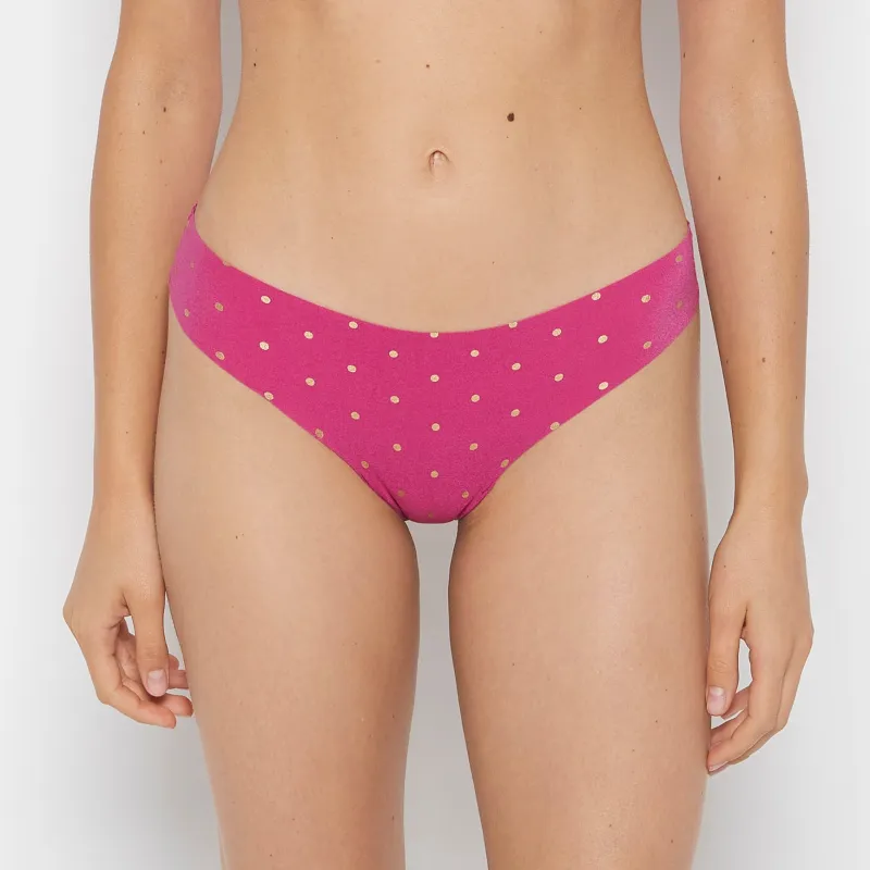 No Show Thong Panty in Foiled Dot sold by La SENZA