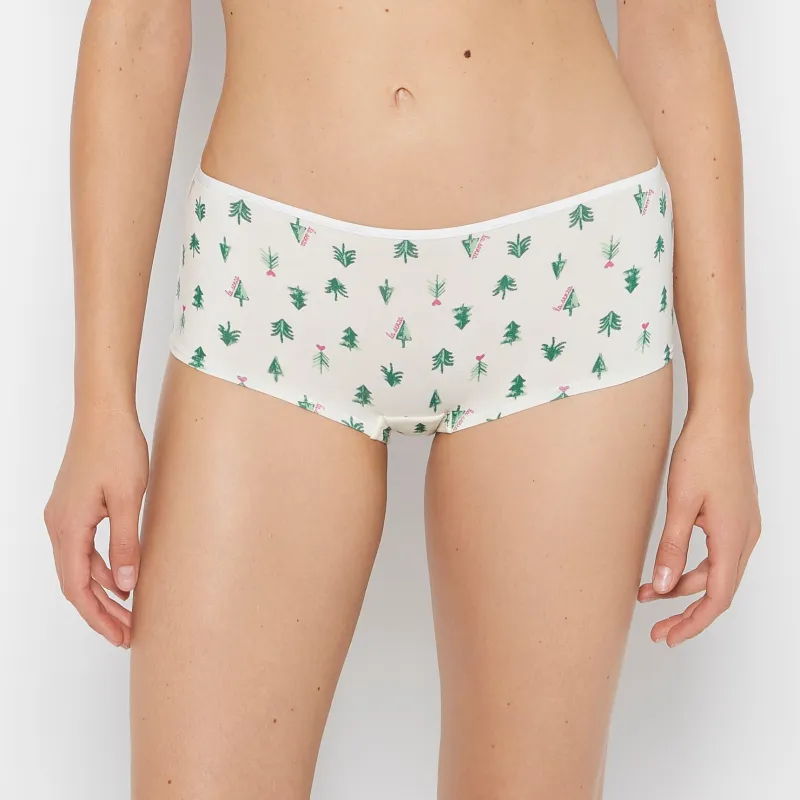 Ultrasoft Boyshort in Tiny Soft Trees sold by La SENZA