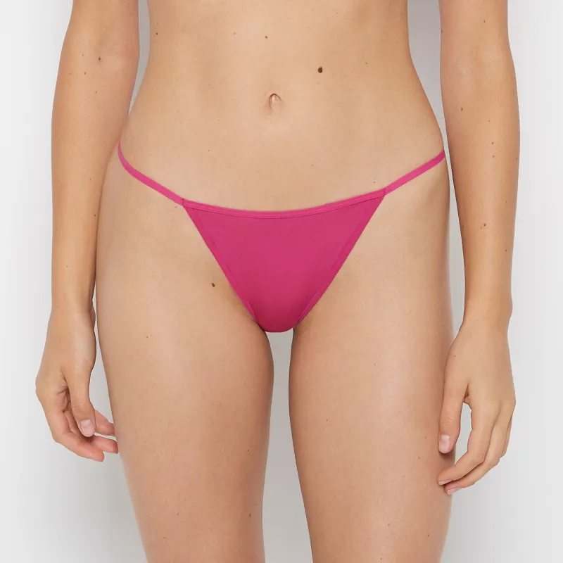 Ultrasoft Modal G-String Panty in Fuchsia Red sold by La SENZA