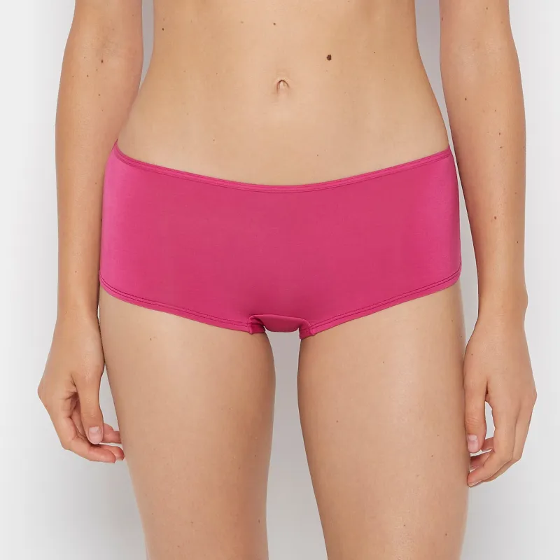 Boyshort Panty in Fuchsia Red sold by La SENZA
