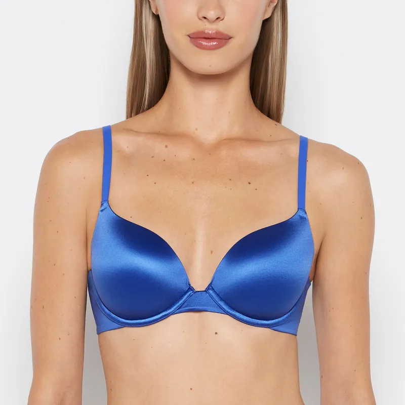 Comfort Lightly Lined Demi Bra in Dazzling Blue sold by La SENZA
