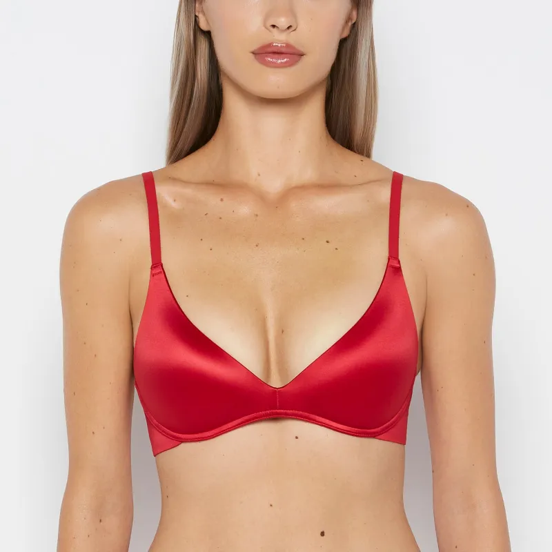 Wireless Light Lift Bra in Crimson sold by La SENZA