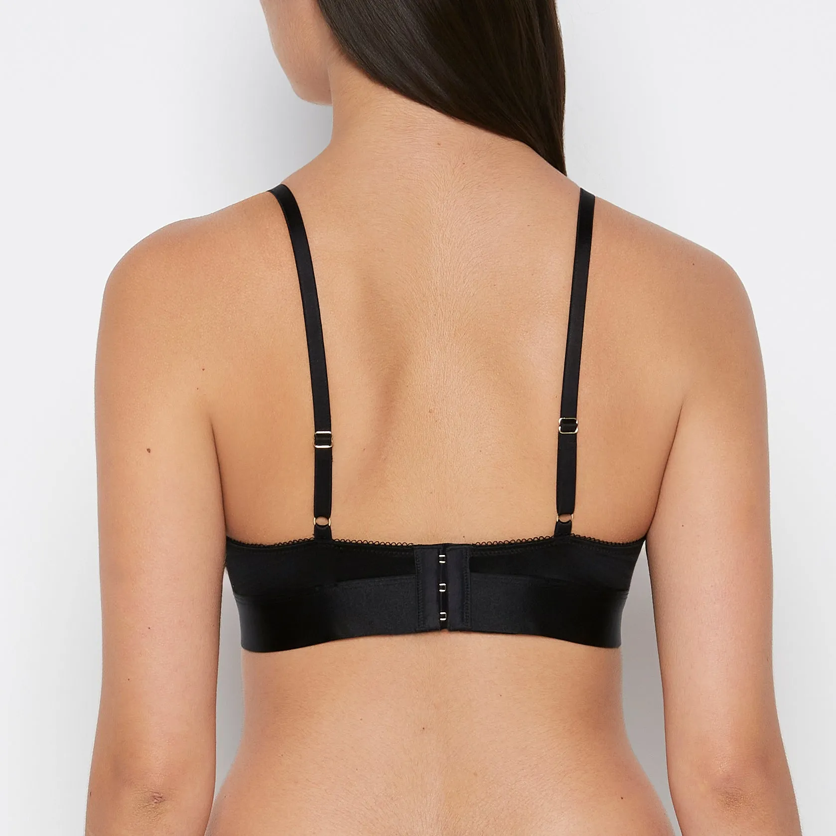 Lace Triangle Top in Tuxedo Black sold by La SENZA product image thumbnail 3